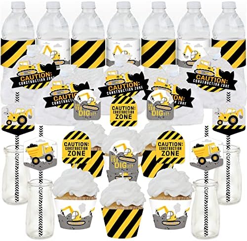 Big Dot of Happiness Dig It Party Favor Kit - 100 Pieces