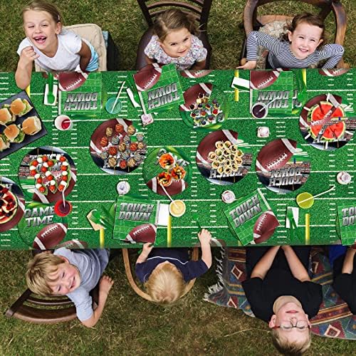 Football Party Supplies Kit Serve 50 Includes Plates Napkins Decorations