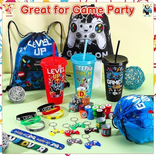 48 Piece Video Game Party Favor Set