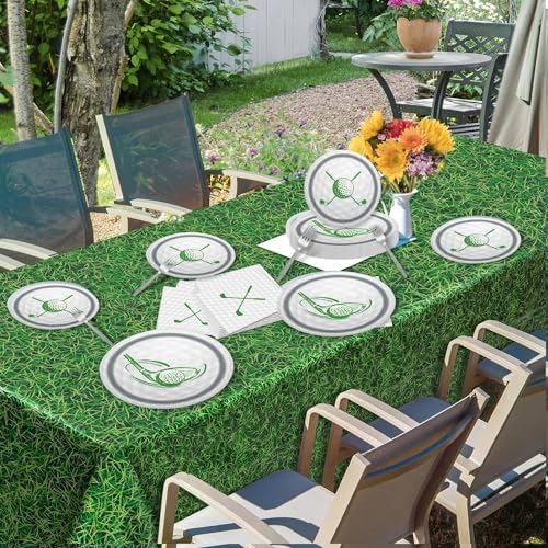 Golf Party Tableware Set for 24 Guests