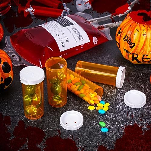 74Pcs Halloween Blood Bags Reusable Drink Pouches