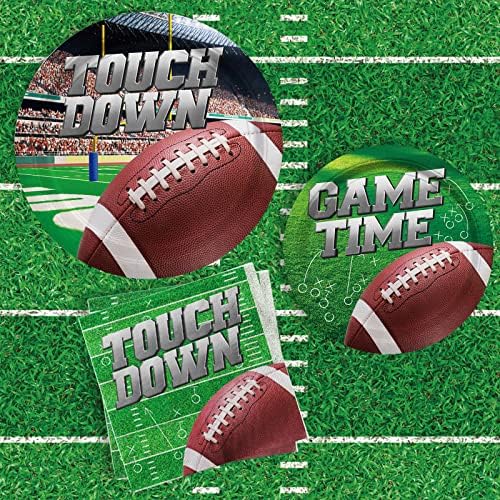 Football Party Supplies Kit Serve 50 Includes Plates Napkins Decorations