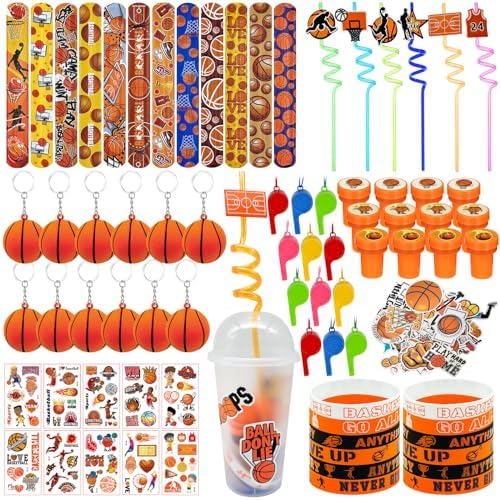 Cinrobiye 146 Pcs Basketball Party Favors Set