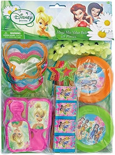 Amscan Tinkerbell Mega Mix Favor Pack For 8 Guests