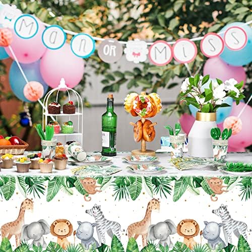 Capoda Jungle Safari Baby Shower Tableware Set 170 Pcs