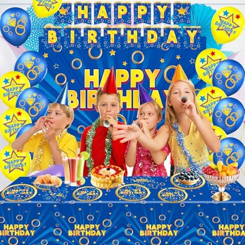Super Hero Hedgehog Party Supplies Kit with Decor and Tableware