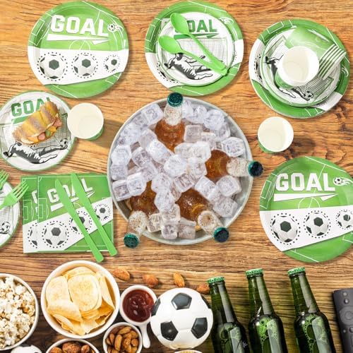 Soccer Birthday Party Decorations - 25 Guest Set