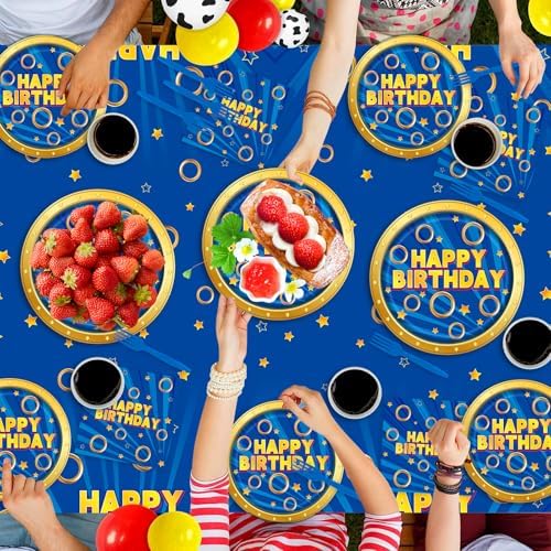 Super Hero Hedgehog Party Supplies Kit with Decor and Tableware