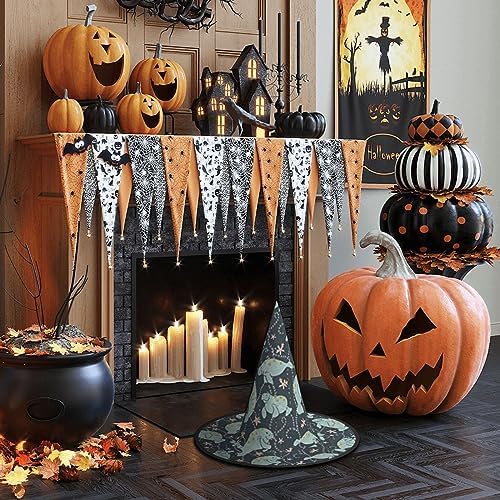 Jbyjbx Manatee Animals Print Witch Hat for Halloween and Carnival Events
