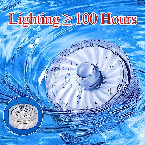 Purple Submersible LED Lights 12 Pack