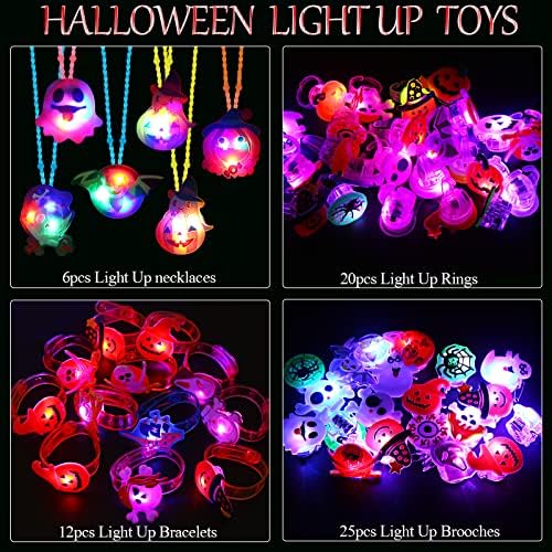 DIYASY 63 Pcs Halloween Party Favors Set