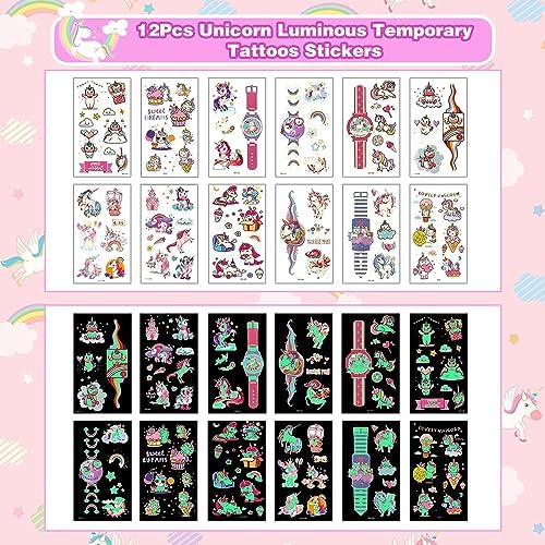 134Pcs Unicorn Party Favors Set for Girls