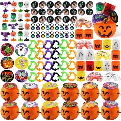JOYIN Halloween Toy Gifts 144 PCS Trick or Treat Set